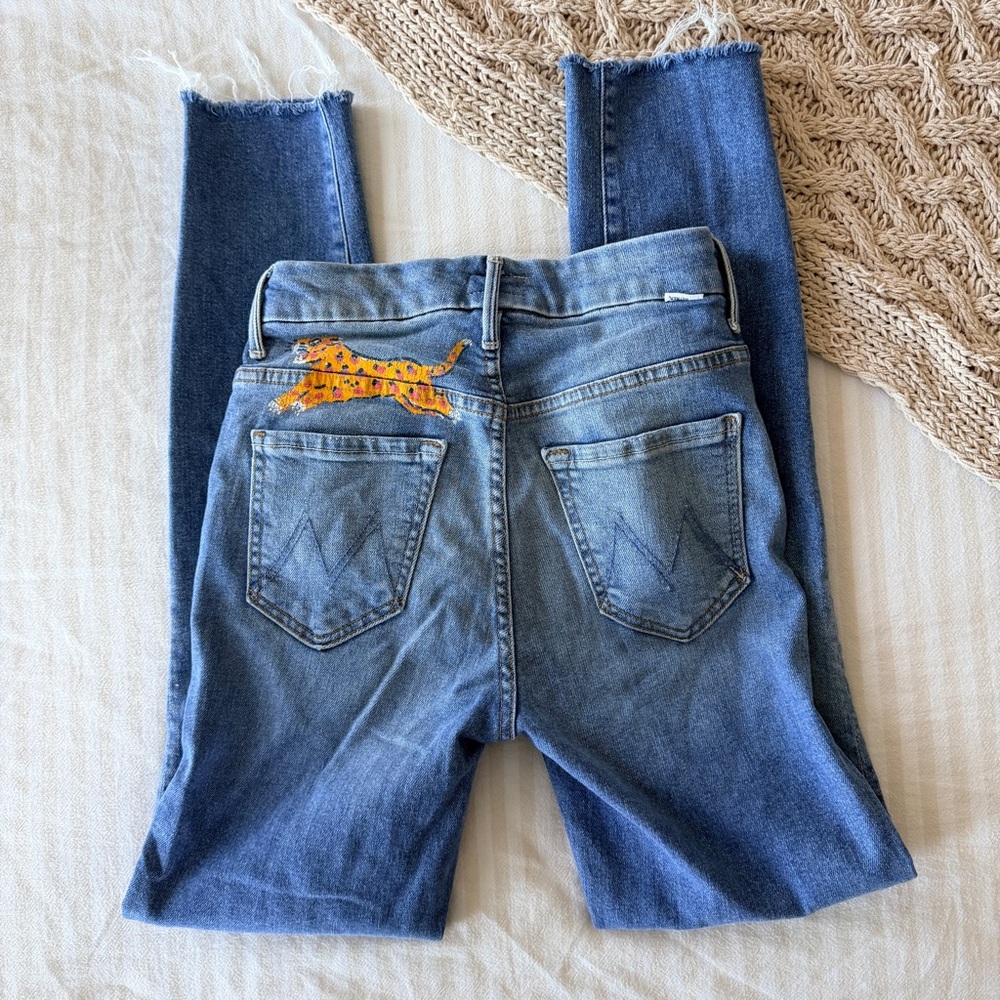 MOTHER Rascal Painted Jaguar Jeans